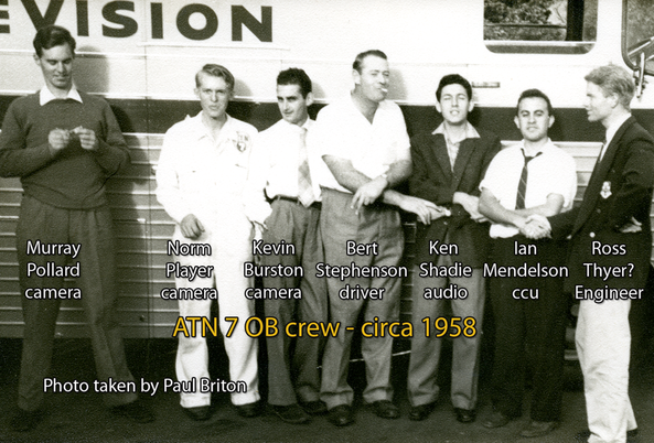 ATN7 OB van crew - circa 1958